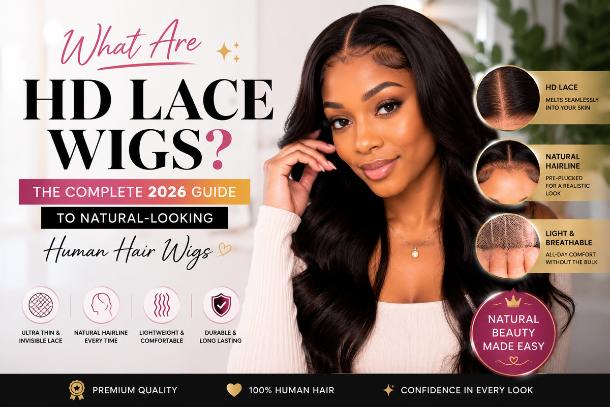 What Are HD Lace Wigs? The Complete 2026 Guide to Natural-Looking Human Hair Wigs