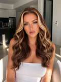 6X5 HD Lace Body Wave Wig | Highlights with Blonde Front Pieces (4/27)