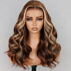 6X5 HD Lace Body Wave Wig | Highlights with Blonde Front Pieces (4/27)