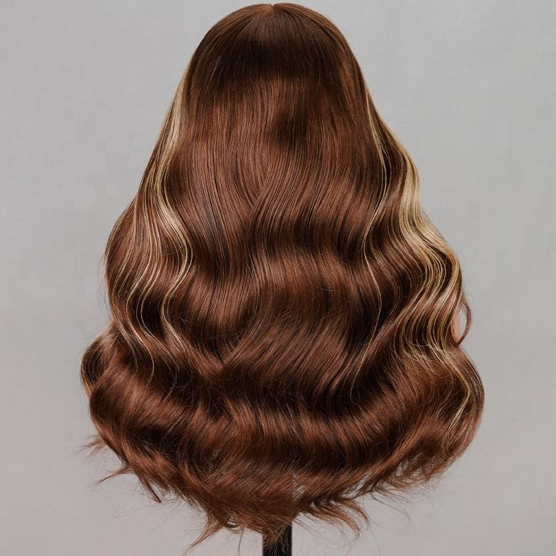 6X5 HD Lace Body Wave Wig | Highlights with Blonde Front Pieces (4/27)