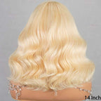 Bob Wavy 61B Blonde 6x5 Pre-cut Short Glueless Wig