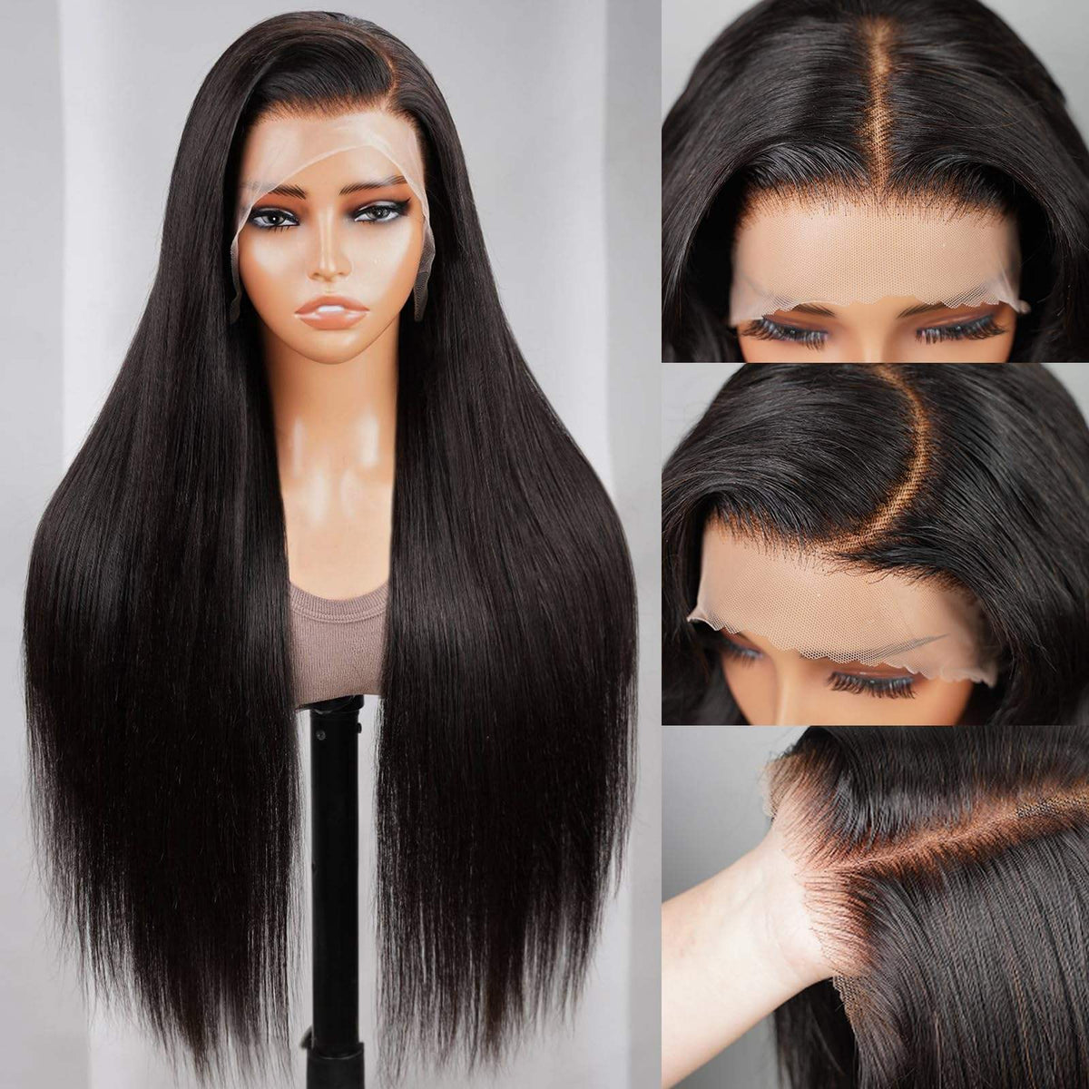 13x6 Transparent HD Frontal Lace Sraight Hair Wig