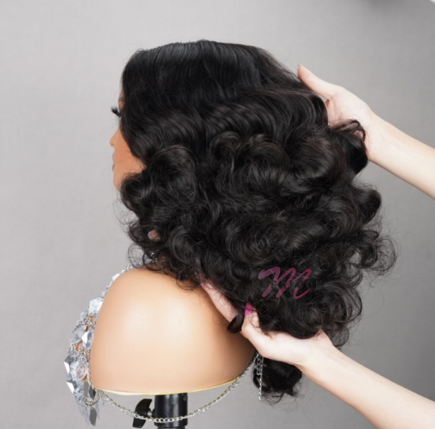Funmi Curly 6x5 Pre-cut Short Glueless Wig