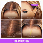13x6 Transparent HD Frontal Lace Bohemian Curly Wig