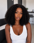 6x5 Glueless Kinky Curly Bob Wig
